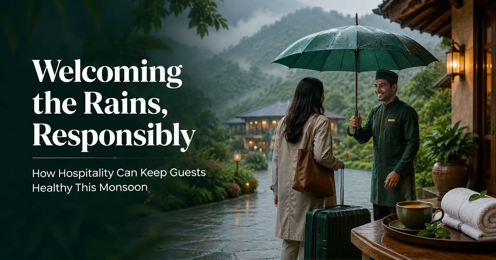 Welcoming the Rains, Responsibly: How Hospitality Can Keep Guests Healthy This Monsoon